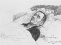 Vater auf dem Totenbett